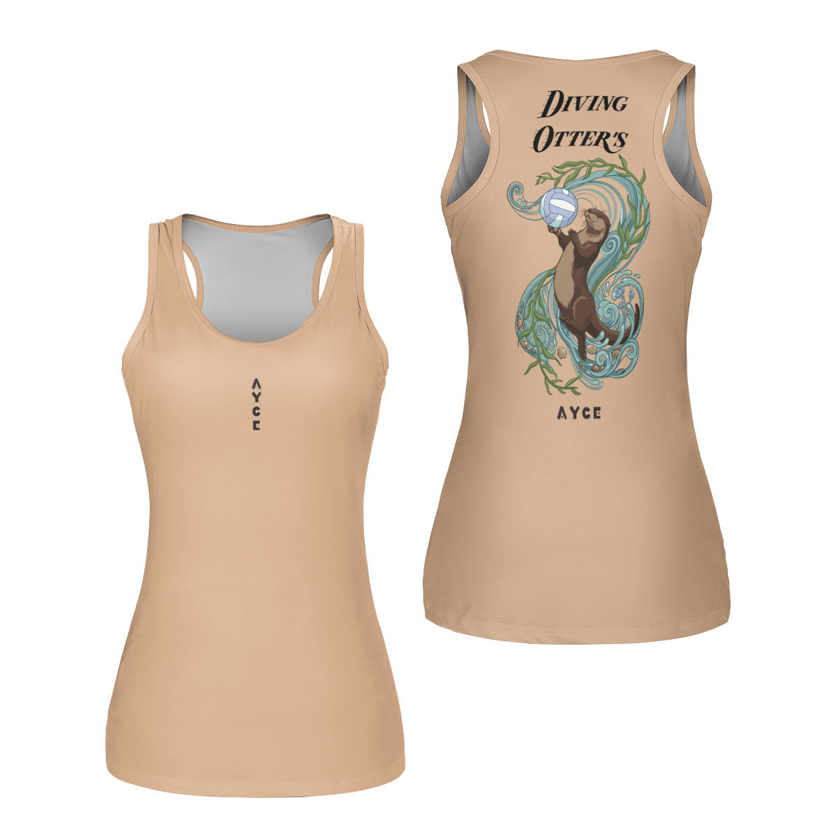 Diving Otters - Women’s Performance Tank (Nylon) (Kopie)