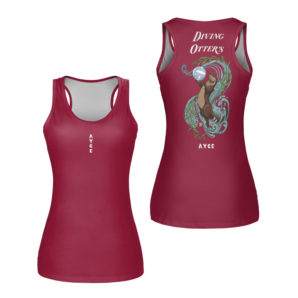 Diving Otters - Women’s Performance Tank (Nylon) (Kopie)