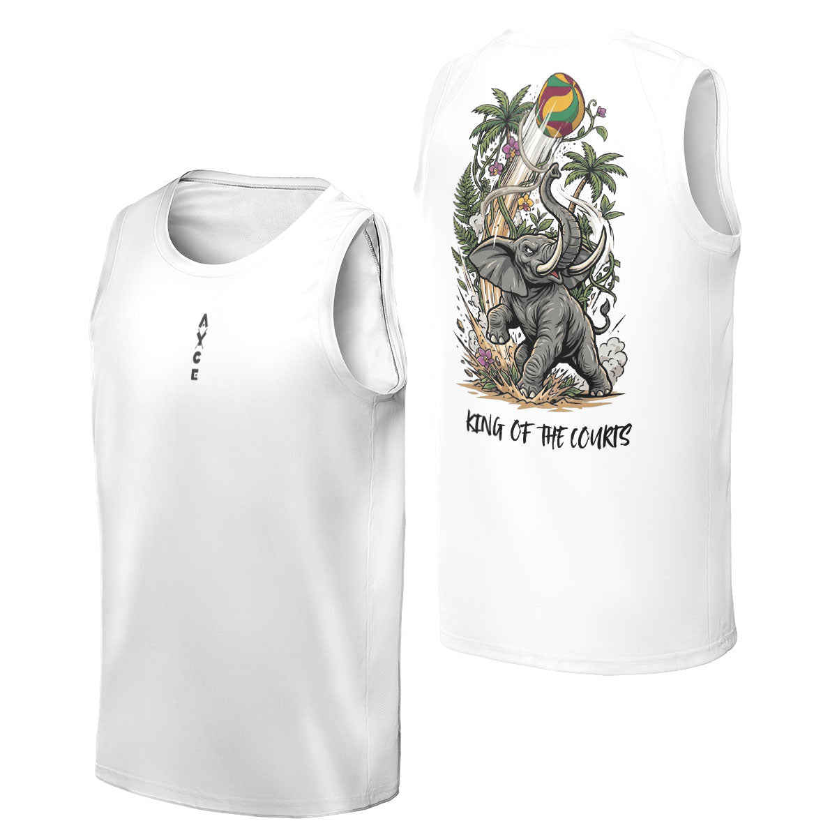 King of the Courts - Elephant - Tank Top