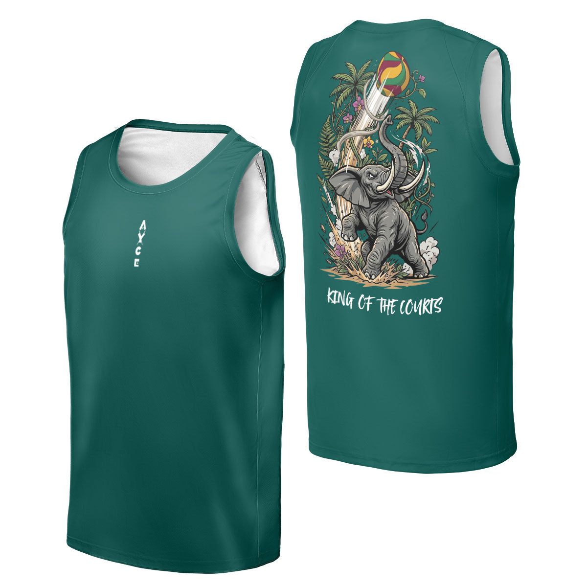 King of the Courts - Elephant - Tank Top