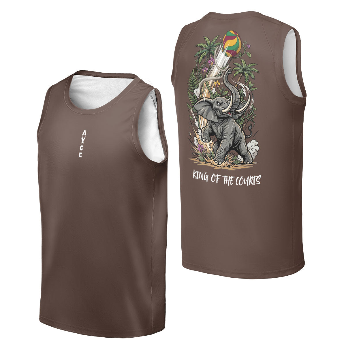 King of the Courts - Elephant - Tank Top